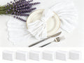 6pcs Cotton Linen Cloth Napkin,50 * 50cm